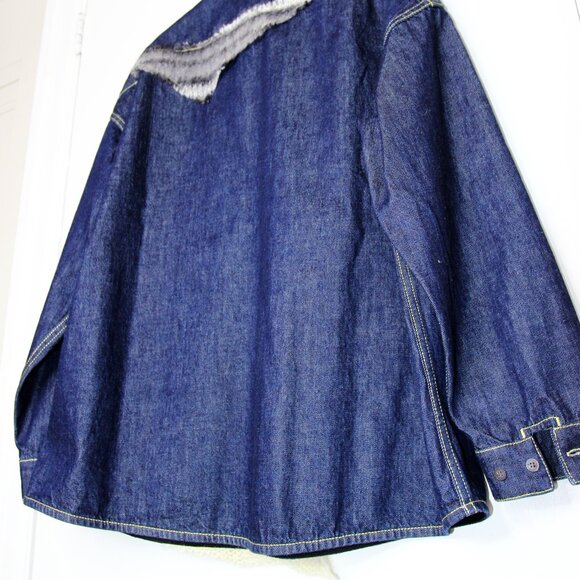 BNWT AW24 MARNI WOOL MOHAIR PATCHED BULL DENIM SHIRT 46 & 50 - Picture 7 of 15